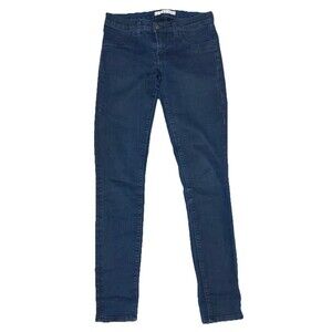 J Brand Legging Jeans 27 Skinny Dark Wash Blue Denim Comfort Luxe Made USA‎